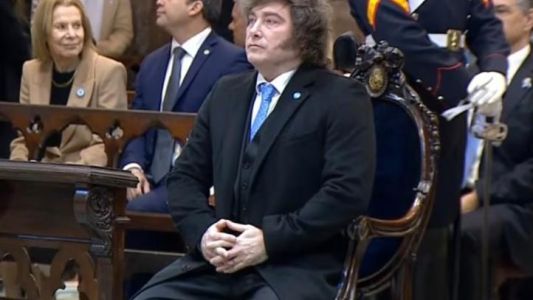 La Iglesia pidió diálogo y criticó la polarización en el Tedeum del 25 de Mayo con Milei presente