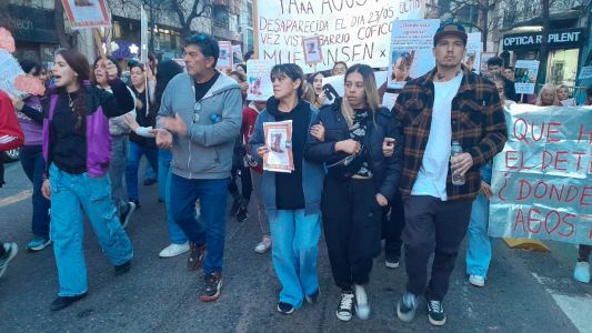 Tercera marcha consecutiva para exigir la aparición con vida de Agostina Vega
