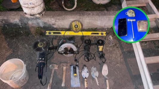 Detienen a un hombre y recuperan herramientas robadas en una obra de B° Cabildo