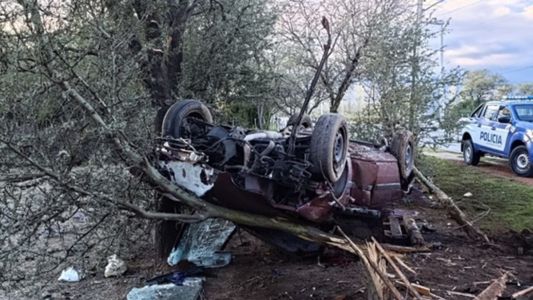 Grave accidente en Las Tapias: un joven lucha por su vida tras un fuerte vuelco