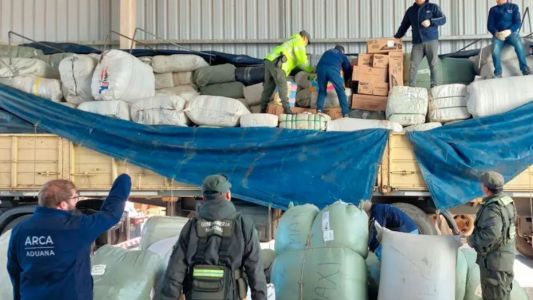 Incautan en Córdoba un cargamento de ropa de contrabando por 1.500 millones de pesos