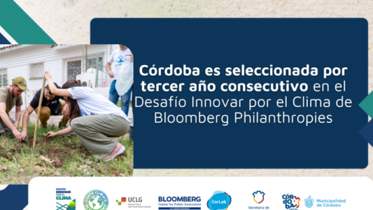 Córdoba, sede por tercer año consecutivo del Desafío Innovar por el Clima