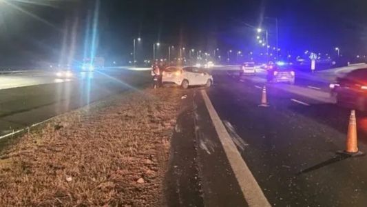 Caos en la Circunvalación: una rueda suelta provocó un choque múltiple y gran peligro
