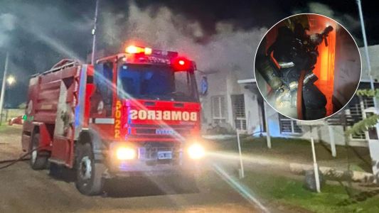 Grave incendio en Villa Retiro: dos niños y un hombre resultaron heridos