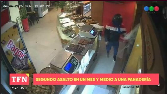 Segundo robo en un mes y medio a panadería de Sabattini con la misma modalidad