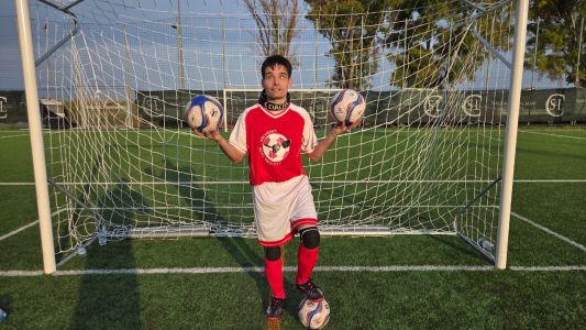 Gastón Gaviglio hace historia: primer argentino en el calcio para ciegos