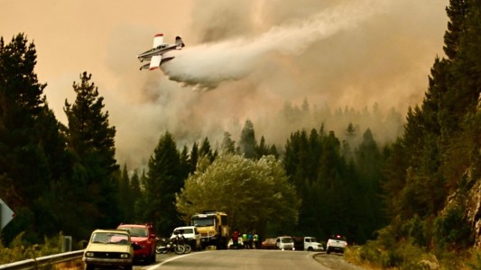 Alerta en Chubut: el viento y el calor reactivaron varios focos de incendio