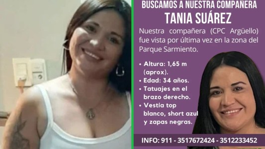 Buscan intensamente a Tania Suárez: desapareció el domingo en el Parque Sarmiento