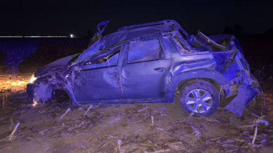 Un hombre murió tras despistar con su camioneta en la ruta 158 durante la madrugada