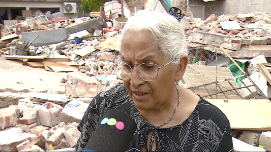 A más de un mes del colapso de una vivienda en Villa El Libertador, la dueña reclama respuestas