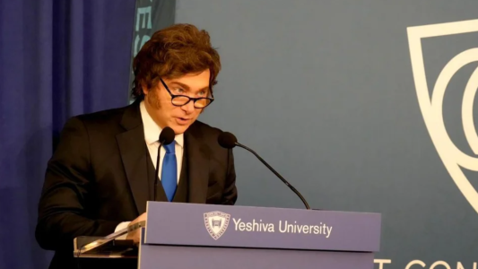 Javier Milei reafirmó en Nueva York su apoyo político a Estados Unidos e Israel