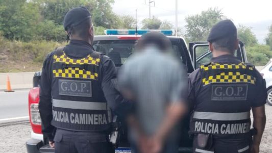 Capturan en el Camino de las Cien Curvas a un hombre buscado por un intento de homicidio