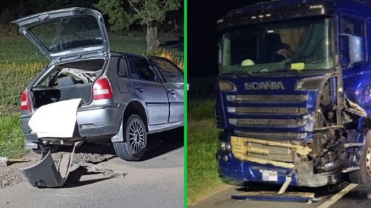 Choque fatal en Carnerillo: un automovilista murió tras colisionar con un camión