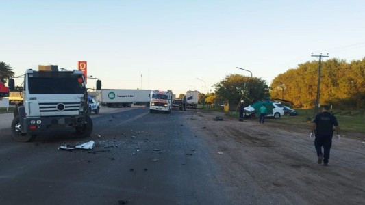 Choque frontal en la Ruta 158: un conductor murió en Carnerillo tras impacto con camión