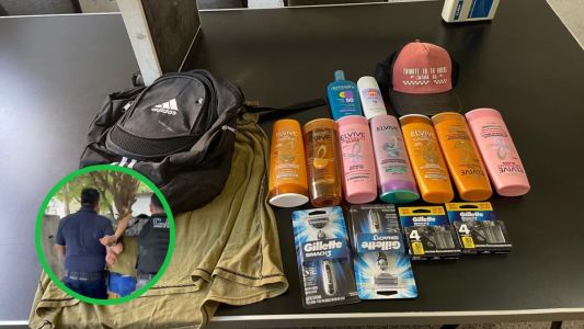 Detuvieron a un hombre que robó artículos de higiene en un centro comercial