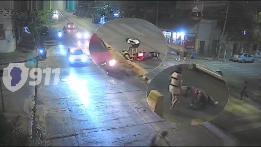 Dos mujeres fueron atropelladas por una motocicleta en Av. Colón