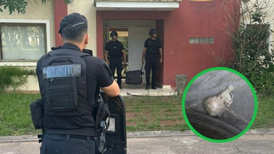 Hallazgo de una granada en una casa de Valle Escondido movilizó a la policía