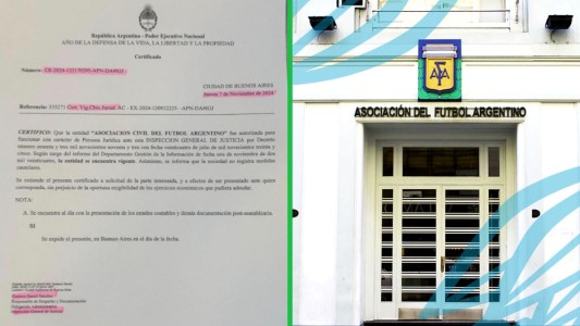 La AFA desmintió desvíos de fondos y apuntó contra la IGJ por irregularidades