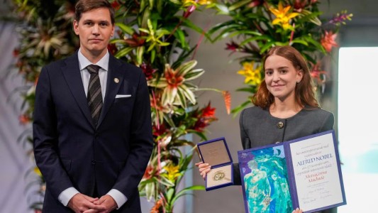 María Corina Machado no llegó al Nobel de la Paz y su hija recibió el premio en Oslo