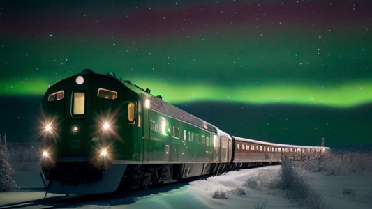 Noruega lanzará el primer tren nocturno panorámico para ver auroras boreales