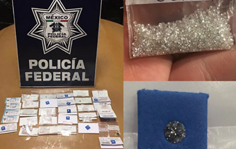 México: Detuvieron a un pasajero con 11.500 diamantes