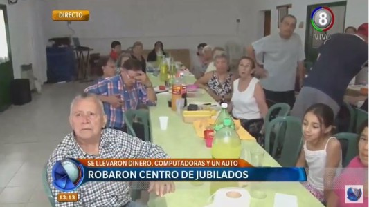 Robaron computadoras, equipos de música y un auto del centro de jubilados de barrio Las Palmas