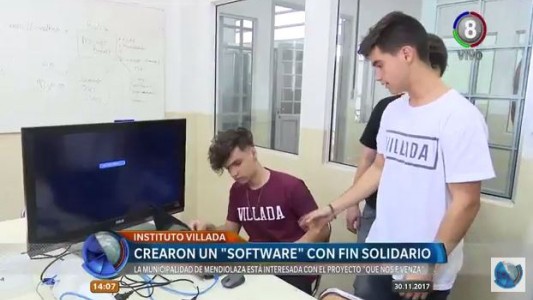 Alumnos del colegio Villada crearon un software solidario para donar medicamentos