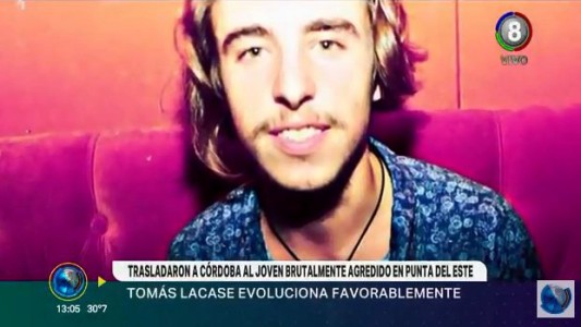 Trasladaron a Córdoba al joven brutalmente agredido en Punta del Este