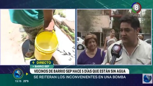 Vecinos de barrio SEP hace cinco días que están sin agua