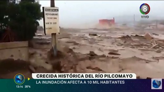 Río Pilcomayo: Histórica crecida arrasó con todo a su paso