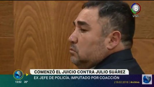 Condenaron al Ex jefe de policía Julio César Suárez a dos años y dos meses por coacción