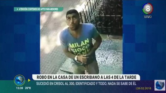 Nueva Córdoba: A plena luz del día entró a robar y todo quedó grabado en las cámaras de seguridad