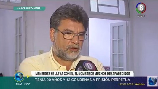 Claudio Orosz "Menéndez se lleva el nombre de muchos desaparecidos"