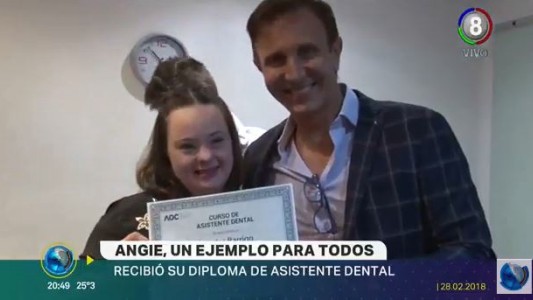 La historia de Angie, un ejemplo de vida y superación