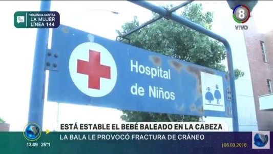 Discutió con su ex pareja, le disparo e hirió a un bebé de un año