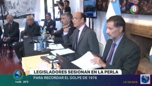 Semana de la memoria: La legislatura sesionó en "La Perla"