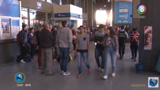 Semana Santa: Intenso movimiento turístico en la terminal de ómnibus