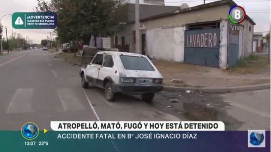 Se entregó el conductor que atropelló y mató al hombre que reparaba su vehículo