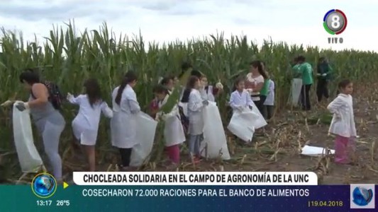 Chocleada solidaria para los comedores del Banco de Alimentos