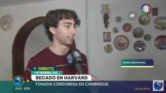 Orgullo cordobés: Becaron a un estudiante de la UNC en Harvard