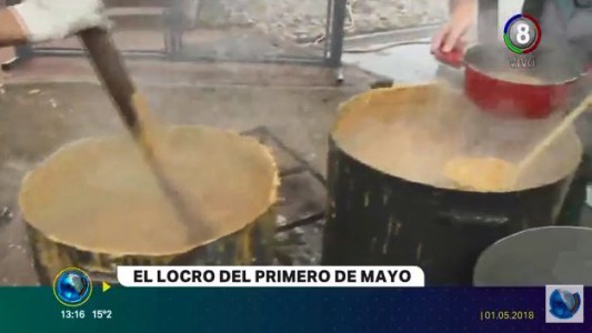 El tradicional locro del 1º de mayo en el club Barrio Parque
