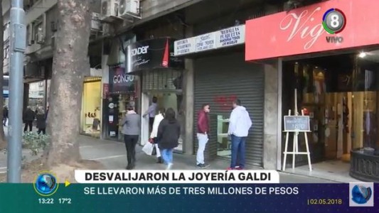 Millonario robo a una joyería de la peatonal cordobesa