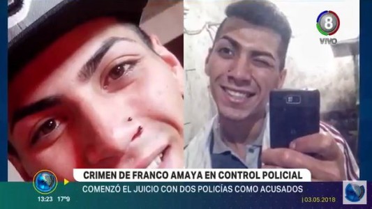 Comenzó el juicio por la muerte de Franco Amaya