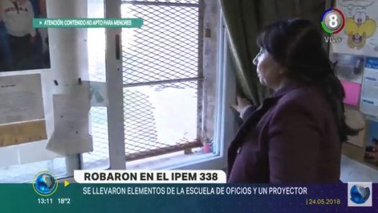 Inseguridad que duele: Robaron en el IPEM 338