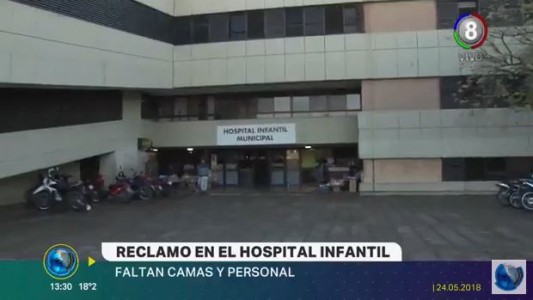Faltan camas y ambulancias en el Hospital Infantil