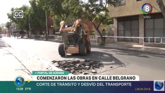 Comenzaron las obras de puesta en valor del Portal Güemes