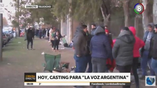 Gran convocatoria en Teleocho por el casting de "La Voz Argentina"