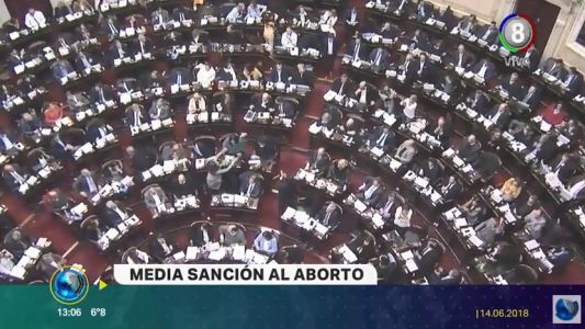 Media sanción al aborto legal: Los que votaron a favor y en contra