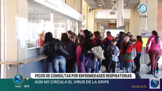 Por las bajas temperaturas, aumentó el número de consultas por enfermedades respiratorias