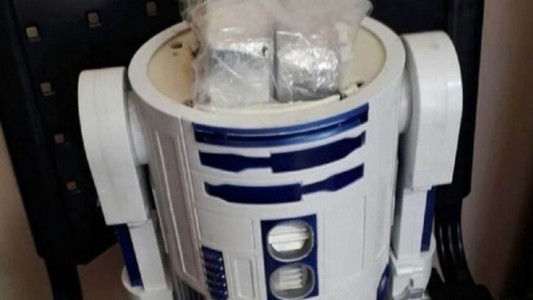 Star Wars narco: traficaban cocaína en réplicas de Arturito